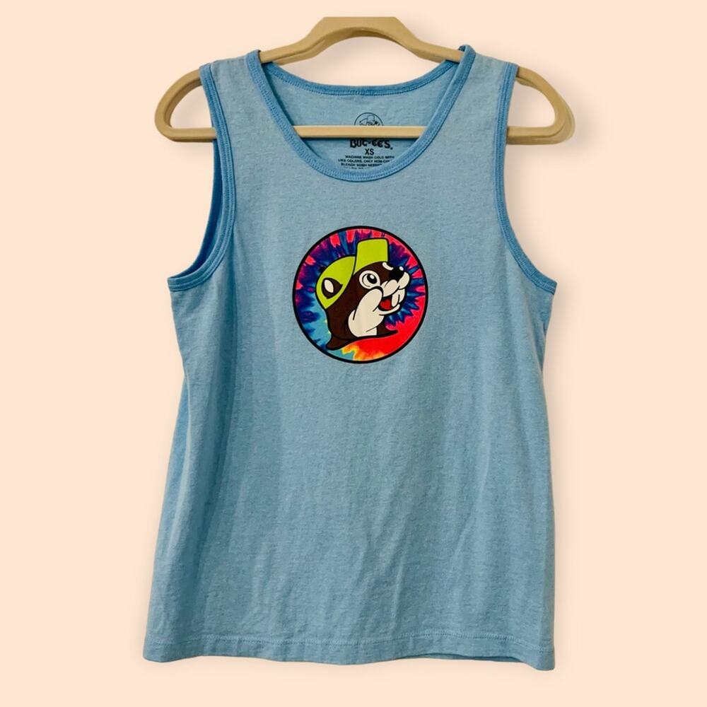 Bucee's | Size XS tank top tie dye beaver nuggets Texas Truck Stop Summer